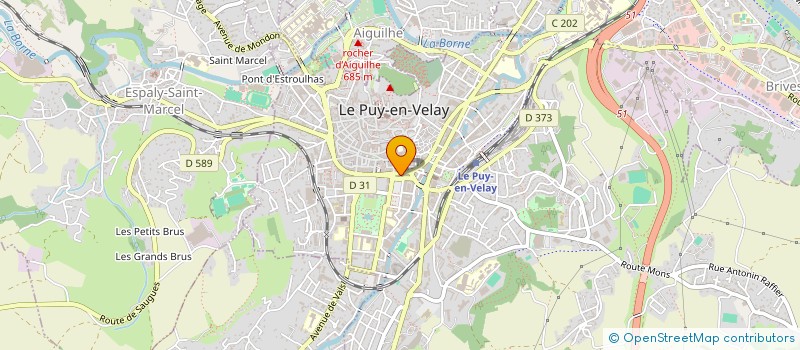 localisation de l'entreprise CLUB D ECHECS DU VELAY à LE PUY-EN-VELAY