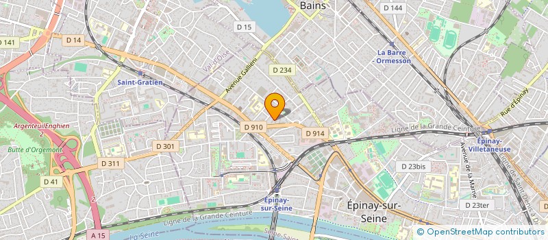 localisation de l'entreprise CLUB D'ENTRAIDE POUR DES PROJETS D'ENTREPRENARIAT à EPINAY-SUR-SEINE