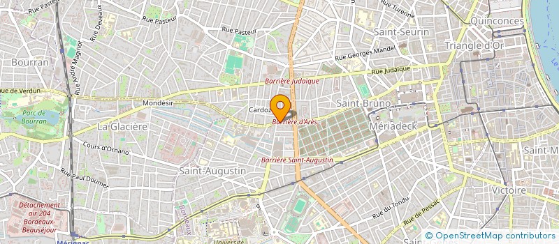 localisation de l'entreprise CLUB D'ENTREPRENEUR 1 TEAM REVOLUTION !  BORDEAUX