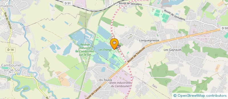 localisation de l'entreprise CLUB D'ENTREPRISES SOR AGOUT (CESA)  SAIX