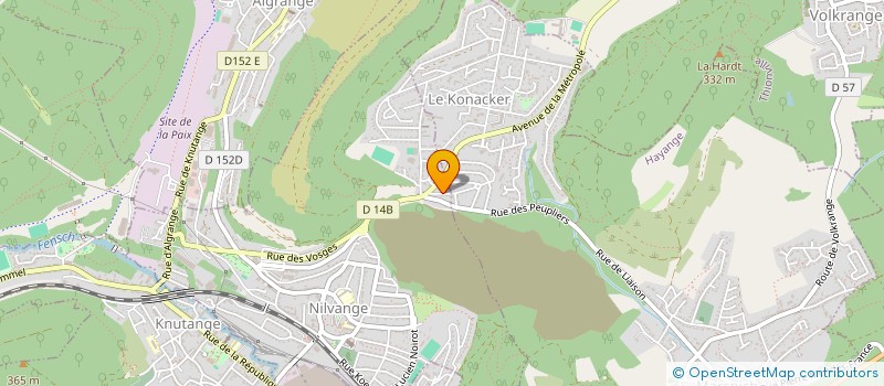 localisation de l'entreprise CLUB D'EPARGNANTS LE KONACKER à NILVANGE