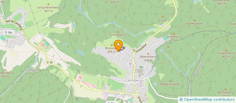 localisation de l'entreprise CLUB D'EPARGNE  A LA ZINSEL  GOETZENBRUCK