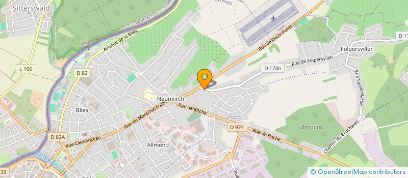 localisation de l'entreprise CLUB D'EPARGNE BIMBO à SARREGUEMINES