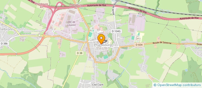 localisation de l'entreprise CLUB D'EPARGNE LA CAVE PROFONDE à PHALSBOURG