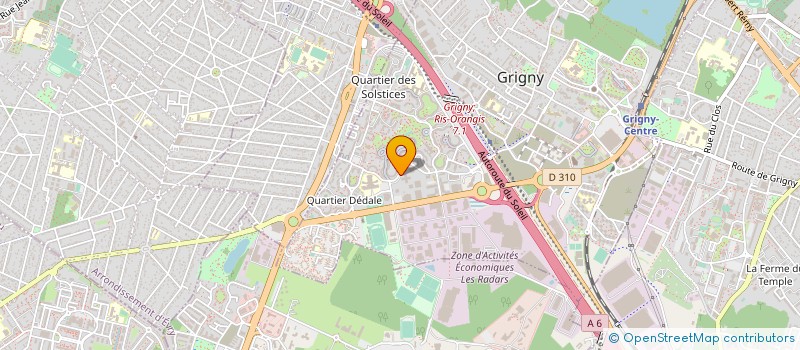 localisation de l'entreprise CLUB D ESCALADE ET DE MONTAGNE ALTI'ROC à GRIGNY
