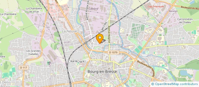 localisation de l'entreprise CLUB D'ESCRIME DE BOURG EN BRESSE à BOURG-EN-BRESSE