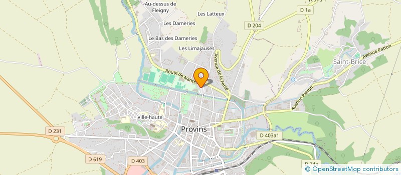 localisation de l'entreprise CLUB D'ESCRIME DE PROVINS à PROVINS