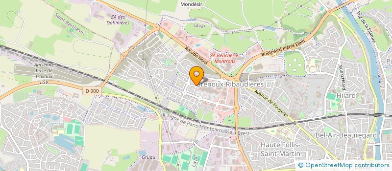 localisation de l'entreprise CLUB D'ESCRIME HISTORIQUE LAVALLOIS à LAVAL