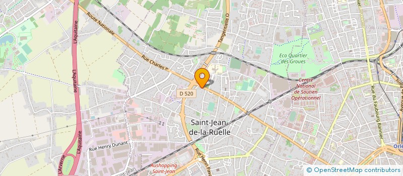 localisation de l'entreprise CLUB D'ESCRIME STEORUELLAN à SAINT-JEAN-DE-LA-RUELLE