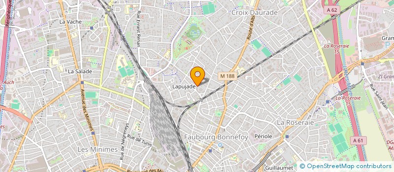 localisation de l'entreprise CLUB D'ESCRIME TOULOUSAIN à TOULOUSE