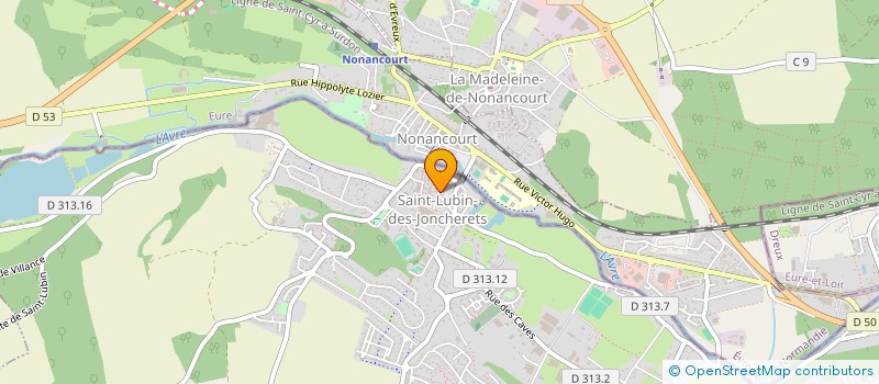 localisation de l'entreprise CLUB D'HALTEROPHILIE ET DE MUSCULATION AVRAIS à SAINT-LUBIN-DES-JONCHERETS