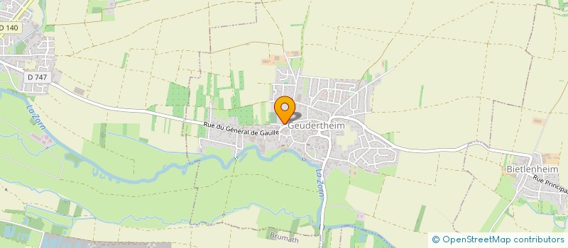 localisation de l'entreprise CLUB D'HALTEROPHILIE-MUSCULATION DE GEUDERTHEIM  GEUDERTHEIM