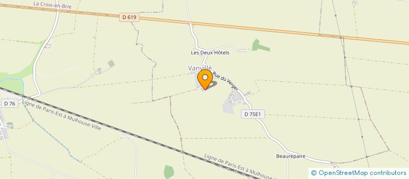 localisation de l'entreprise CLUB D HISTOIRE D ARCHEOLOGIE PATRIMONIALE ET LITTERAIRE  VANVILLE