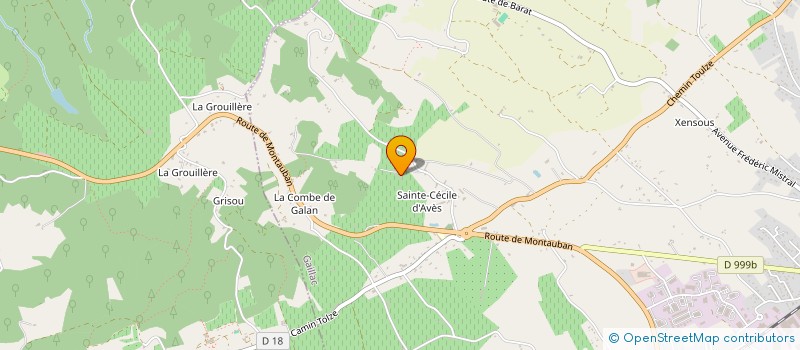 localisation de l'entreprise CLUB-D46  GAILLAC