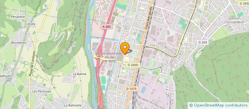 localisation de l'entreprise CLUB DAUPHINOIS DE MINERALOGIE ET PALEONTOLOGIE  LE PONT-DE-CLAIX