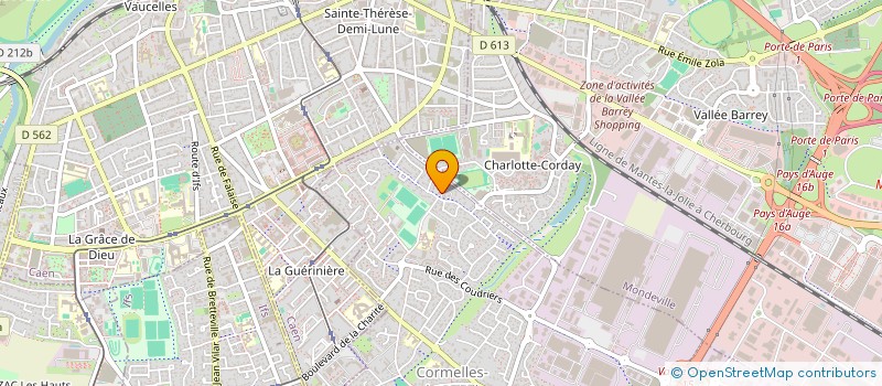 localisation de l'entreprise CLUB DE BADMINTON CORMELLOIS  CORMELLES-LE-ROYAL