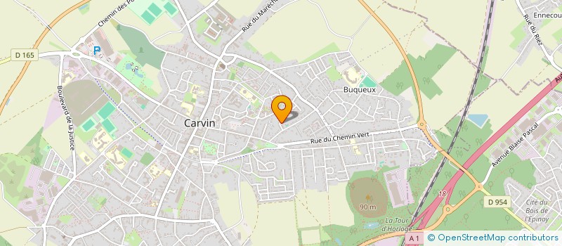 localisation de l'entreprise CLUB DE BADMINTON DE OIGNIES  OIGNIES