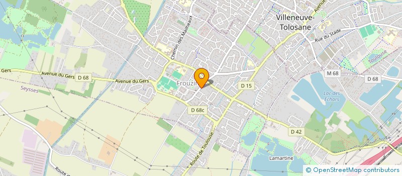 localisation de l'entreprise CLUB DE BASKET BALL à VILLENEUVE-TOLOSANE