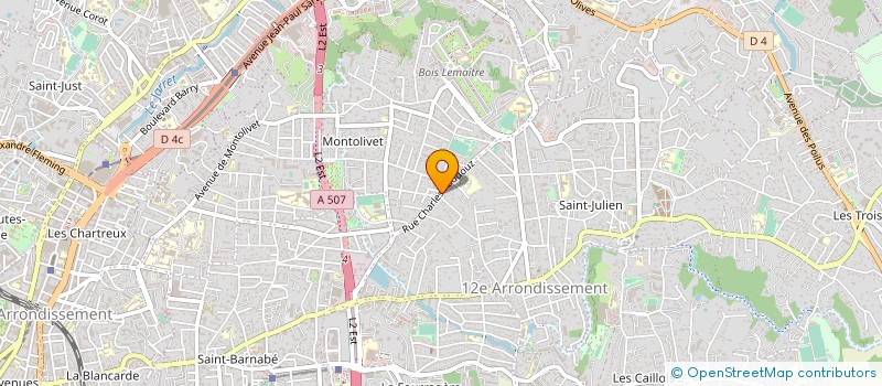 localisation de l'entreprise CLUB DE BEAUMONT à MARSEILLE