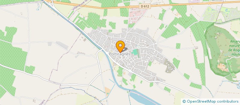 localisation de l'entreprise CLUB DE BELOTE PORTIRAGNAIS  PORTIRAGNES