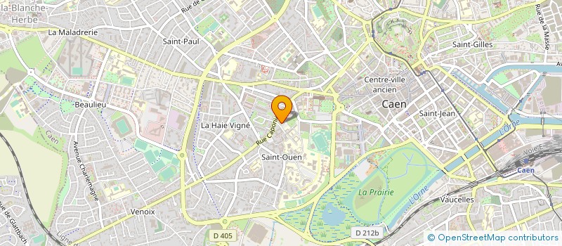 localisation de l'entreprise CLUB DE BILLARD DE CAEN 1 à CAEN
