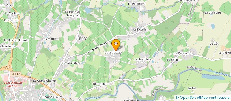 localisation de l'entreprise CLUB DE BILLARD DE LA VALLEE DE CLISSON  CLISSON