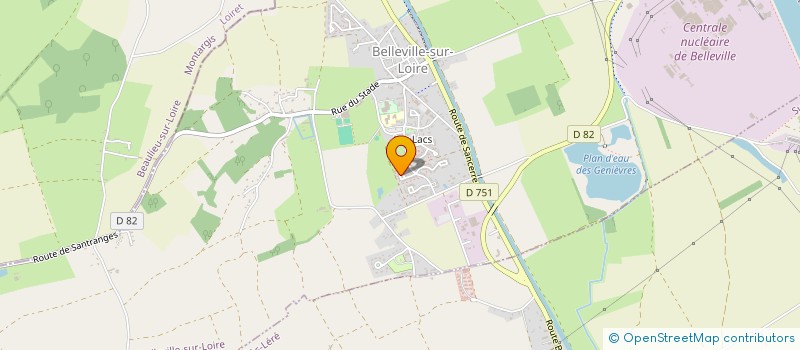 localisation de l'entreprise CLUB DE BOXE BELLEVILLOIS  BELLEVILLE-SUR-LOIRE