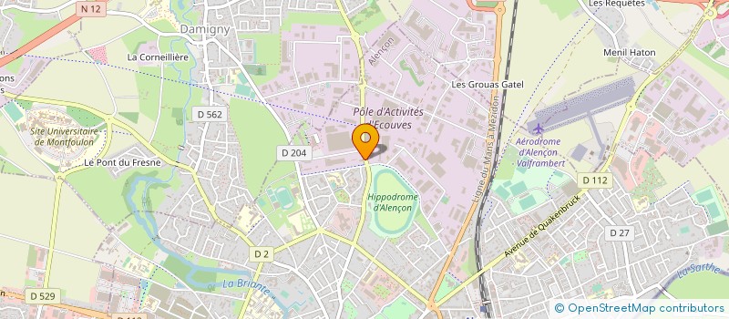 localisation de l'entreprise CLUB DE BRIDGE D'ALENCON à ALENCON