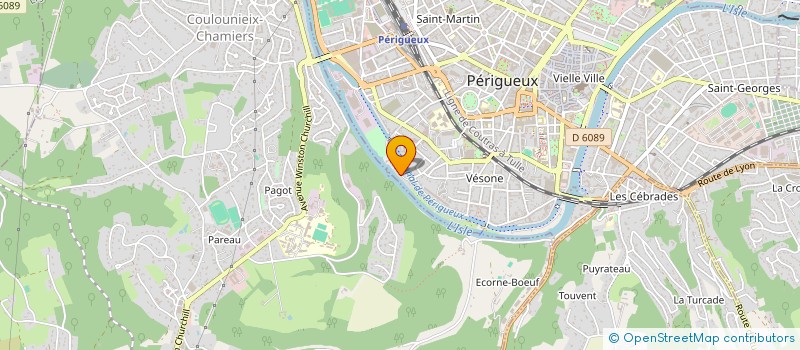 localisation de l'entreprise CLUB DE BRIDGE DE PERIGUEUX  PERIGUEUX