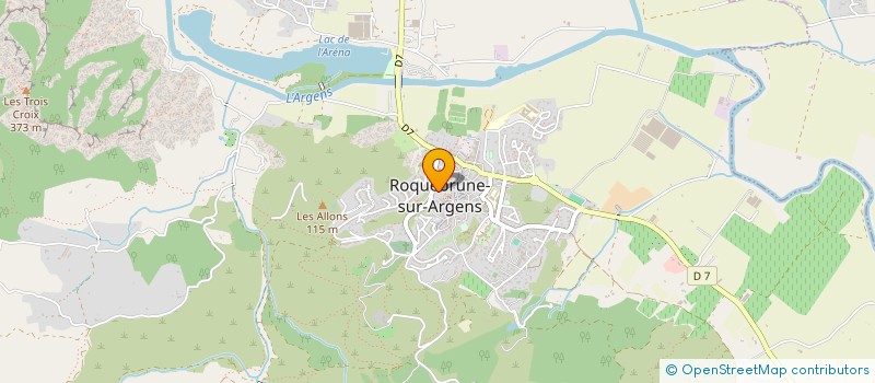 localisation de l'entreprise CLUB DE BRIDGE DE ROQUEBRUNE-ARGENS à ROQUEBRUNE-SUR-ARGENS