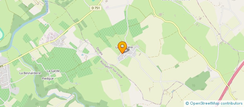 localisation de l'entreprise CLUB DE BRIDGE DE SAINT-AUBIN  VAL-DU-LAYON