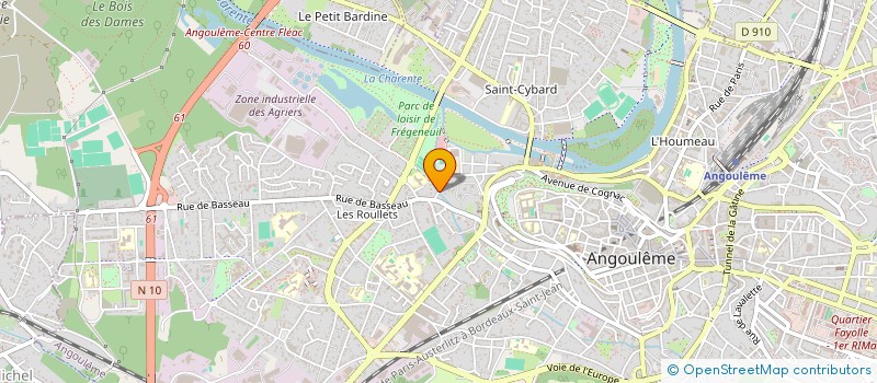 localisation de l'entreprise CLUB DE BRIDGE MARGUERITE D ANGOULEME à ANGOULEME