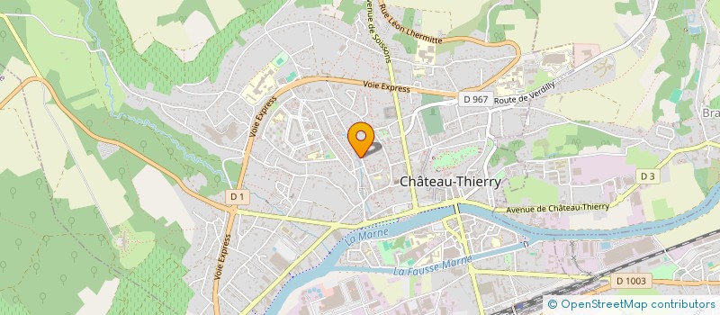 localisation de l'entreprise CLUB DE CAPOEIRA DE CHATEAU THIERRY à CHATEAU-THIERRY