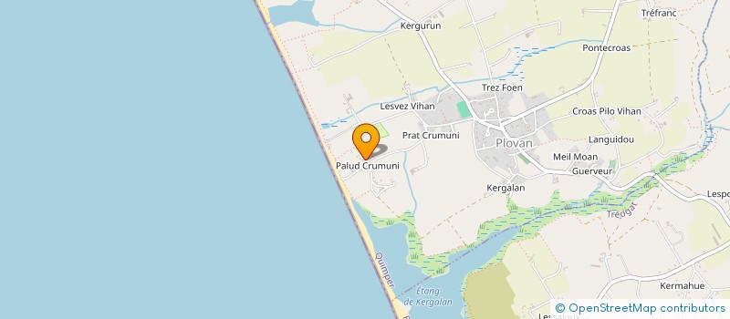 localisation de l'entreprise CLUB DE CHARS A VOILE DE PLOVAN  PLOVAN