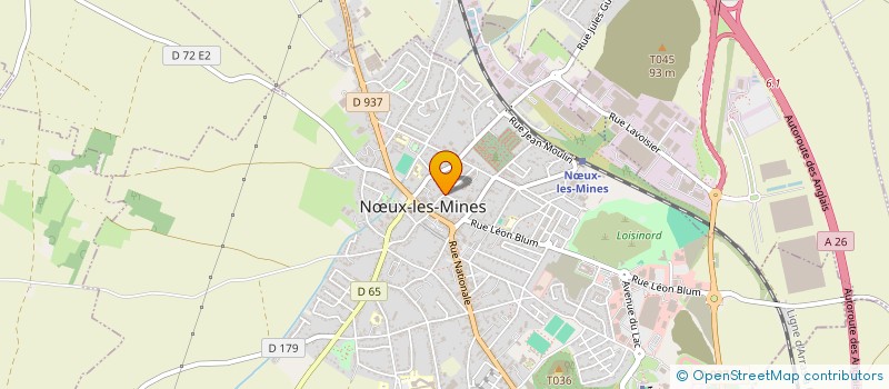 localisation de l'entreprise CLUB DE CHIENS D'UTILITE NATIONALE  NUX-LES-MINES