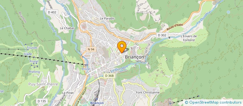 localisation de l'entreprise CLUB DE CINEMA DU LYCEE DE BRIANCON à BRIANCON