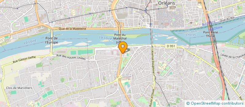 localisation de l'entreprise CLUB DE CRICKET D'ORLEANS à ORLEANS