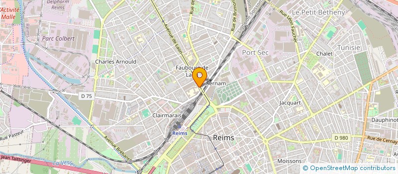 localisation de l'entreprise CLUB DE CURIOSITE DES REMOISES  REIMS