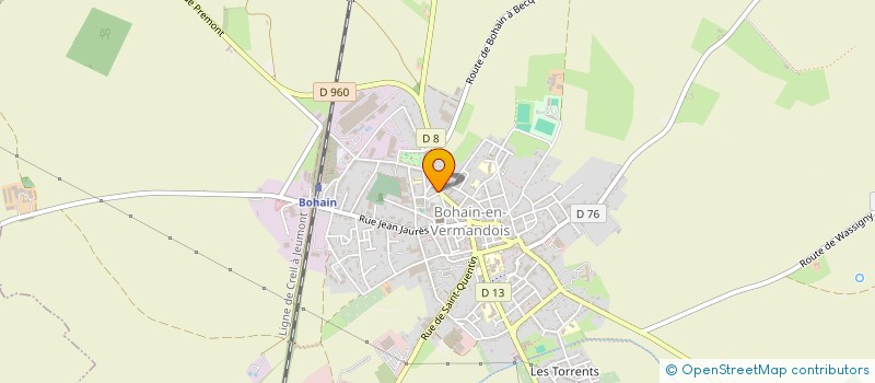 localisation de l'entreprise CLUB DE CYCLOTOURISME BOHAINOIS  BOHAIN-EN-VERMANDOIS