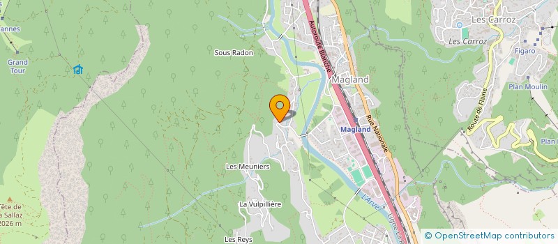 localisation de l'entreprise CLUB DE DEFENSE MAGLANCHARD  MAGLAND