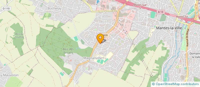 localisation de l'entreprise CLUB DE DETENTE DES SENIORS  MAGNANVILLE