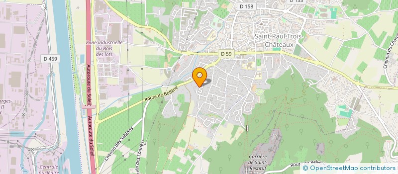 localisation de l'entreprise CLUB DE FOOTBALL AMERICAIN TRICASTIN  SAINT-PAUL-TROIS-CHATEAUX