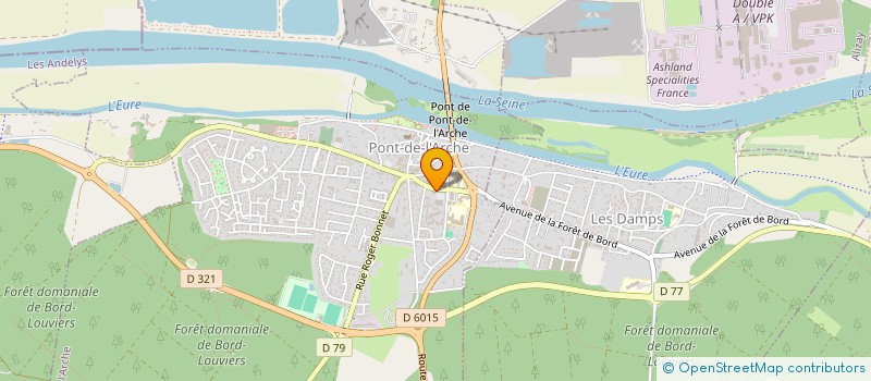 localisation de l'entreprise CLUB DE FULL CONTACT DE PONT DE L'ARCHE  PONT-DE-L'ARCHE