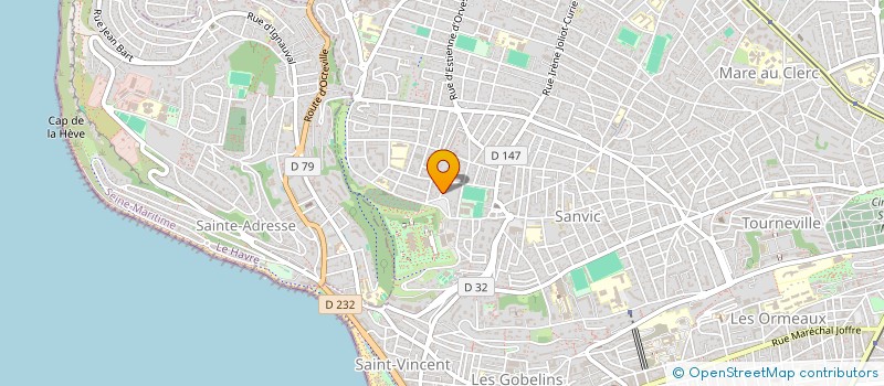 localisation de l'entreprise CLUB DE GO HAVRAIS  LE HAVRE