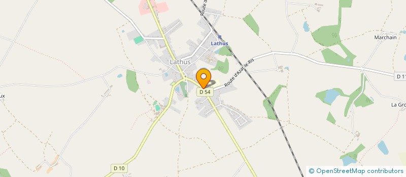 localisation de l'entreprise CLUB DE GYM  LATHUS-SAINT-REMY