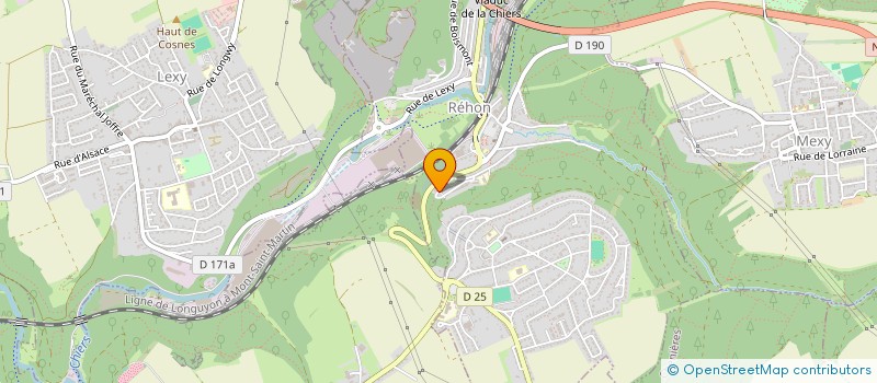 localisation de l'entreprise CLUB DE GYM D ENTRETIEN  REHON