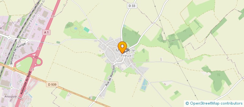 localisation de l'entreprise CLUB DE GYM DE MONCHY LE PREUX  MONCHY-LE-PREUX