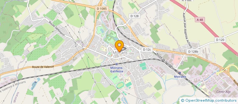 localisation de l'entreprise CLUB DE GYM MOIRANNAIS  MOIRANS