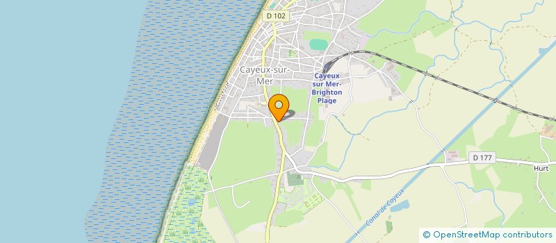 localisation de l'entreprise CLUB DE GYMNASTIQUE D ENTRETIEN à CAYEUX-SUR-MER