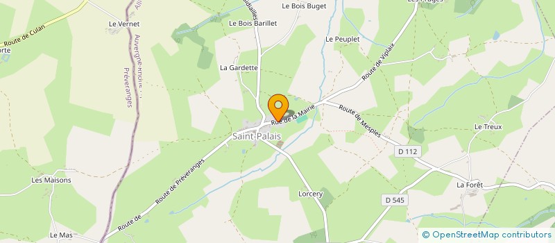 localisation de l'entreprise CLUB DE GYMNASTIQUE DE CHAMBERAT  CHAMBERAT